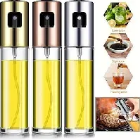 Bilde av 1 stk 100 ml/3,5 oz olivenolje sprøyte for matlaging - olje mister spray flaske glass gjenbrukbar - olje dispenser spray flaske