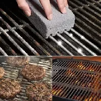 Bilde av 1 stk bbq grill rensemurstein - fjern fett uten problemer flekker fra grillstativ verktøy - kjøkkeninnredningsdings