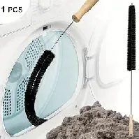 Bilde av 1 stk rensebørste for tørketrommel, lo-rensende verktøy for å rengjøre tørketrommel, støvtørker for hjemmetørker, rengjøringsutstyr til vaskerom