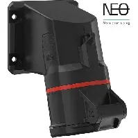 Bilde av 10 stk CEE Socket NEO innebygd 16A 5P, 6H, rød, 400V, vinklet, fjær Backuptype - El