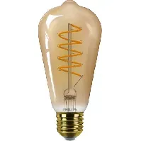 Bilde av 10 stk Philips Master Value LED E27 mignonpære - 4W/ravfarvet LED