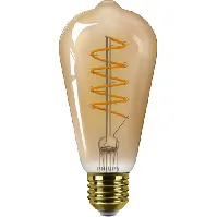 Bilde av 10 stk Philips Master Value LED E27 standardpære, 4W, ravfarvet Lamper &amp; el > Lyskilder
