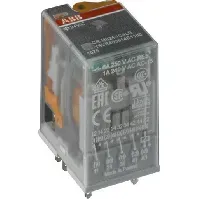 Bilde av 10 stk Stikkontaktrelé CR-M230AC3L, 3CO, 230V AC med LED Backuptype - El