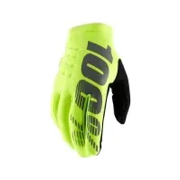 Bilde av 100% Gloves 100% BRISKER Glove fluo yellow size XL (palm length 200-209 mm) (NEW) Sport & Trening - Ski/Snowboard - Skihansker