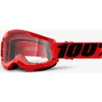 Bilde av 100% Goggles 100% STRATA 2 RED (Transparent Glass Anti-Fog, LT 88% -92%) (NEW) Sport & Trening - Ski/Snowboard - Ski briller