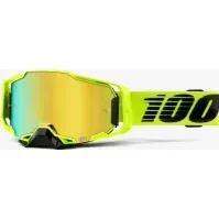 Bilde av 100 % Gogle 100 % ARMEGA Googgle NUCLEAR CITRUS Gold Mirror Lens (Szyba Złota Lustrzana, LT 28%+/-5%) (NY) Sport & Trening - Ski/Snowboard - Ski briller