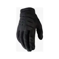 Bilde av 100% Hansker 100% BRISKER Youth Glove sort grå str. M (håndlengde 149-159 mm) (NYHET) Sport & Trening - Ski/Snowboard - Skihansker