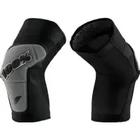 Bilde av 100% Knee Pads 100% RIDECAMP Knee Guard black gray size. S (NEW) Sport & Trening - Klær til idrett - Fitnesstøy