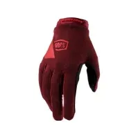 Bilde av 100% hansker 100% RIDECAMP Womens Glove murstein størrelse. L (håndlengde 181-187 mm) (NY) Sport & Trening - Tilbehør - Caps