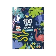 Bilde av 100 sjove opgaver: Dyrene (fra 4 år) Skole og hobby - Skolehefter & Arbeidsbøker - Løse ark og blokker