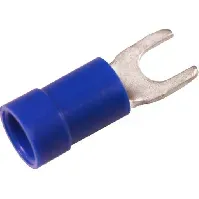 Bilde av 100 stk Isolerte gaffelkabelsko M5 blå 1,5-2,5 mm² A2553G Backuptype - El