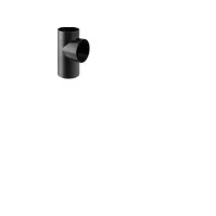 Bilde av 110 x 50 mm x 88,5° Grenrør sort PEH Geberit Rørlegger artikler - Avløp - PEH avløp