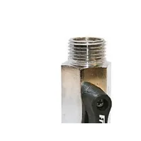 Bilde av 1/2 Securex kuglehane m/kontra ligeløbende muffe/nippel Rørlegger artikler - Ventiler & Stopkraner - Stoppventiler