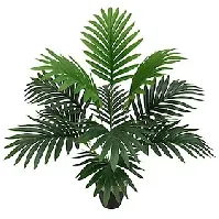 Bilde av 12 hode 68 cm kunstige palmeplanter blader, faux falske tropiske store palmetre blader imiterte blader kunstige planter, tropisk bryllup blomsterarrangement in