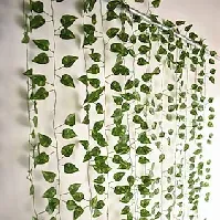 Bilde av 12 stk 220cm/87 kunstige planter vinranke veggdekor bryllupsfest dekorative kunstige blader grønt kunstige hengende planter for bryllupsveggdekor, festlokaler