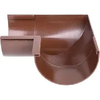 Bilde av 12" x 90° Gjæring innvendig brun Plastmo Backuptype - VVS
