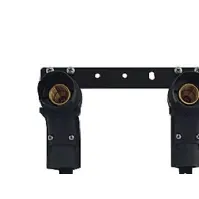 Bilde av 1/2x15mm koblingsdåse - dobbelt koblingsdåse til mur med beslag 153 mm Rørlegger artikler - Rør og beslag - Pex rør og beslag