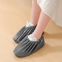Bilde av 2 sett gjenbrukbare skotrekk sklisikre for menn kvinner vaskbare holde gulv tepperens husholdning innendørs utendørs sko beskyttelsestrekk