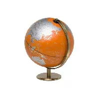 Bilde av 2 stk Globus med lys, oransje Globus med lys