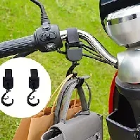 Bilde av 2/8/16 pakke no-drill elektriske scooterkroker - universelle motorsykkelhjelmkroker for e-sykler og mopeder