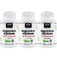 Bilde av 3-Pack 100% Magnesium Glycinate - 3 x 120 kapsler Vitaminer/ZMA