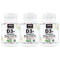 Bilde av 3-Pack D3-Vitamin 80µg - 3 x 100 tabs Vitaminer/ZMA