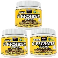 Bilde av 3-Pack Super C-Vitamin Pulver - 3 X 200 g Vitaminer/ZMA