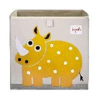 Bilde av 3 Sprouts - Storage Box - Yellow Rhino - Baby og barn