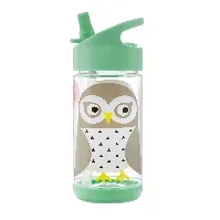 Bilde av 3 Sprouts - Water Bottle - Mint Owl - Baby og barn