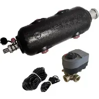 Bilde av 3/4" værkomp.sett med strømningsboks, pumpe og 3-veis 3/4" ventil Backuptype - VVS