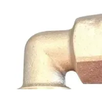 Bilde av 3/4x3/4 muffe-nippel - 90° vinkel bronze Rørlegger artikler - Oppvarming - Gulvvarme