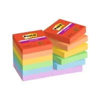 Bilde av 3M Playful Haftnotizen ekstra sterk farbsortiert 12 blokker ( 7100290166 ) Papir & Emballasje - Blokker & Post-It - Legg det ut