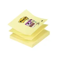 Bilde av 3M Z-Notes, firkant, Gult, Papir, 76 mm, 76 mm, 90 ark Papir & Emballasje - Blokker & Post-It - Legg det ut