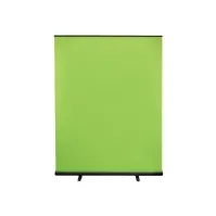 Bilde av 4smarts Chroma-Key - Bakgrunnssett - polyester - 1.52 m x 2.04 m - kromahovedlys - grønn, svart Foto og video - Foto- og videotilbehør - Fotostudio