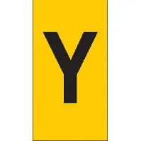 Bilde av 5 stk Trådmarkør (Y) gul WIC1 for 0,5-1,5 mm² tråd (200 stk.) Backuptype - El