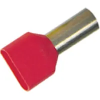 Bilde av 500 stk Grommet Isolert dobbel 2x1,0 mm² rød Backuptype - El