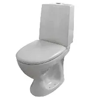 Bilde av A-collection A4 Toalett Universalavløp P-lås - Avløp til Vegg/gulv Hvit Gulvstående toalett