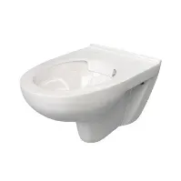 Bilde av A-collection Rimless Vegghengt Toalett - Uten Sete Hvit Vegghengt toalett