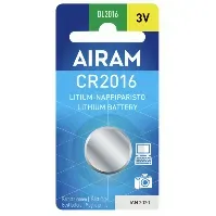 Bilde av AIRAM Airam CR2016 3V litium knappebatteri Batterier og ladere,Litiumbatterier,Knappeceller
