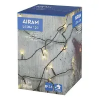 Bilde av AIRAM Airam Ledia 120 Varm hvit IP44 mørk ledning Julebelysning,Lysløkker,Dekorasjonsbelysning,Belysning