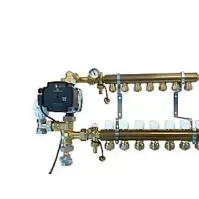 Bilde av ALTECH 3/4'' UPM3 15/50 2KR - KVIKSHUNT UPM3 15-60 pumpe, 3/4'' fordelerrør, 4 kredse Rørlegger artikler - Oppvarming - Gulvvarme
