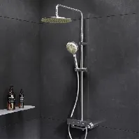 Bilde av AM.PM X-Joy S ShowerSpot med termostatisk hyllebatteri Backuptype - VVS