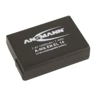 Bilde av ANSMANN A-Nik EN EL 14 - Batteri - Li-Ion - 1000 mAh - for Nikon D3200, D5100, D5200, D5300, D5500, D5600, Df Coolpix P7000, P7100, P7700, P7800 Foto og video - Foto- og videotilbehør - Batteri og ladere