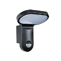 Bilde av AOL vegglampe 17W 850 med Sensor 200°, IP55, sort Vegglampe
