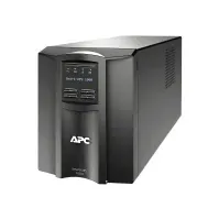 Bilde av APC Smart-UPS SMT1000IC - UPS - AC 220/230/240 V - 700 watt - 1000 VA - RS-232, USB - utgangskontakter: 8 - svart - med APC SmartConnect PC & Nettbrett - UPS - UPS nettverk og server
