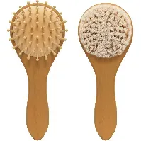 Bilde av ARC of Sweden Wooden Hair Brush Set Hårpleie - Hårbørste & Tilbehør - Hårbørster