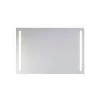 Bilde av ARTE spejl 90 x 65 cm med lys, ip44 2x13w, 2 vertikale lysfelter Rørlegger artikler - Baderommet - Speil