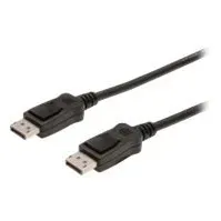 Bilde av ASSMANN - DisplayPort-kabel - DisplayPort (hann) til DisplayPort (hann) - 2 m - svart PC tilbehør - Kabler og adaptere - Videokabler og adaptere