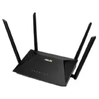 Bilde av ASUS RT-AX1800U, Wi-Fi 6 (802.11ax), Dobbelbånd (2.4 GHz / 5 GHz), Ethernet/bredbåndsforbindelse, Sort, Frittstående router PC tilbehør - Nettverk - Trådløse rutere og AP