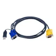 Bilde av ATEN 2L-5206UP - Video- / USB-kabel - 15-pins SPHD (hann) til USB, HD-15 (VGA) (hann) - 6 m PC tilbehør - KVM og brytere - Tilbehør